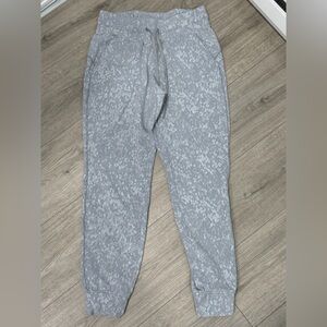 lululemon athletica Gray Patterned Joggers